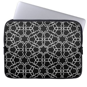 Capa Para Notebook Design Árabe - Padrão Geométrico Islâmico