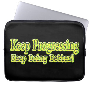 Capa Para Notebook Design Bonita Sobre "Continuar Prosseguindo". Comp
