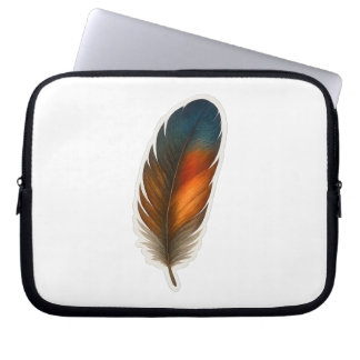 Capa Para Notebook Design Colorida Feather