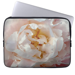 Capa Para Notebook Design da aguarela da peônia em rosa delicados