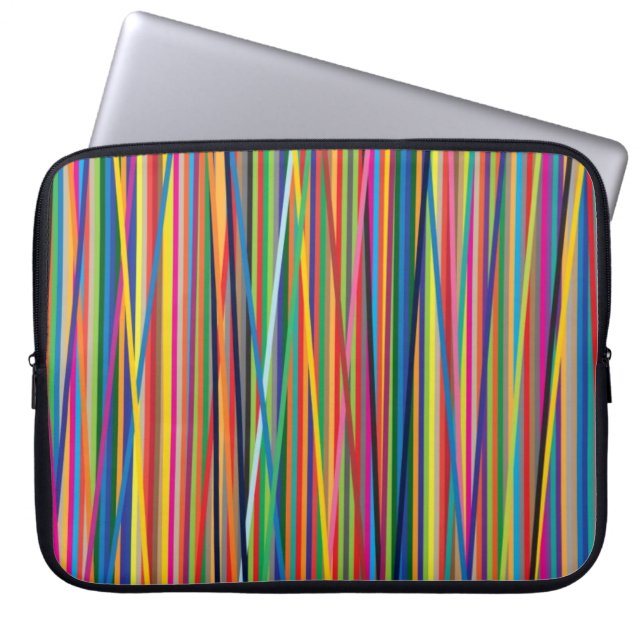 Capa Para Notebook Design de abstrato coloridas (Frente)