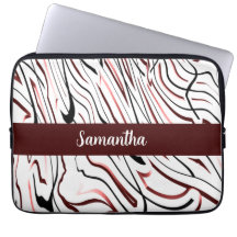 Design de Abstrato preto branco vermelho