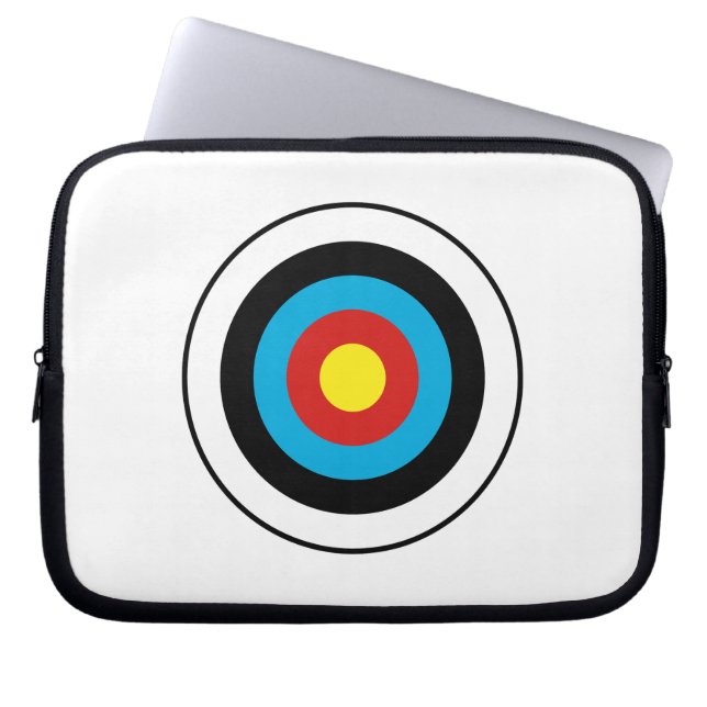Capa Para Notebook Design de Alvo Bullseye (Frente)
