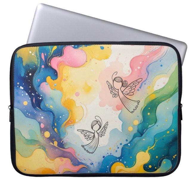 Capa Para Notebook design de anjos (Frente)