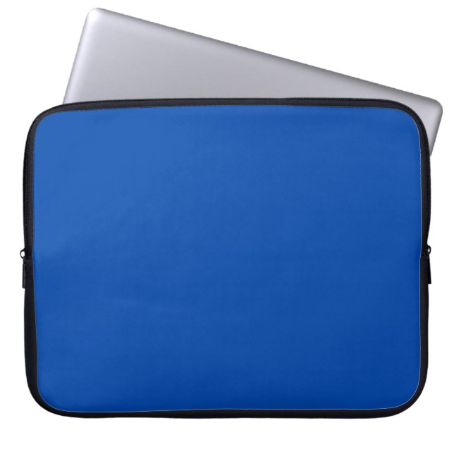 Capa Para Notebook Design de Azul Cobalto Sólido (Frente)