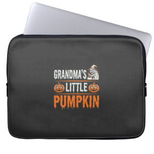 Capa Para Notebook Design de Bruxa de Halloween da Pequena Abóbora da