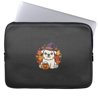 Capa Para Notebook Design de cachorro de abóbora de Halloween de Bull