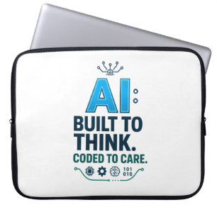 Capa Para Notebook DESIGN de cotação AI - Criado para pensar codifica