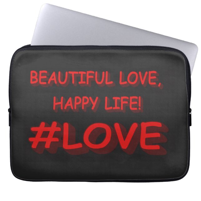 Capa Para Notebook Design de Expressão BONITA "AMOR BONITO". Comprar  (Frente)