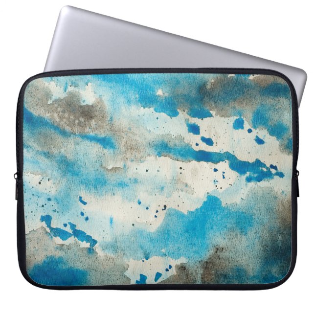 Capa Para Notebook Design de fundo de aquarela (Frente)