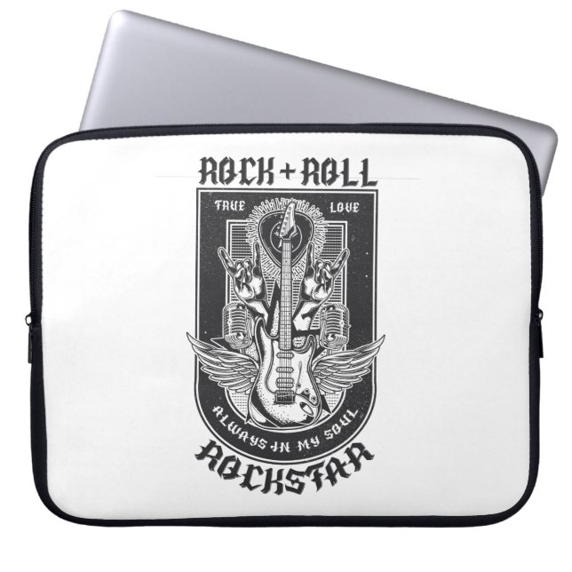 Capa Para Notebook Design de Guitar Rock (Frente)