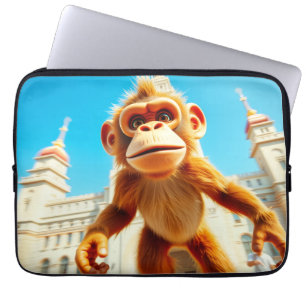 Capa Para Notebook Design de Macaco