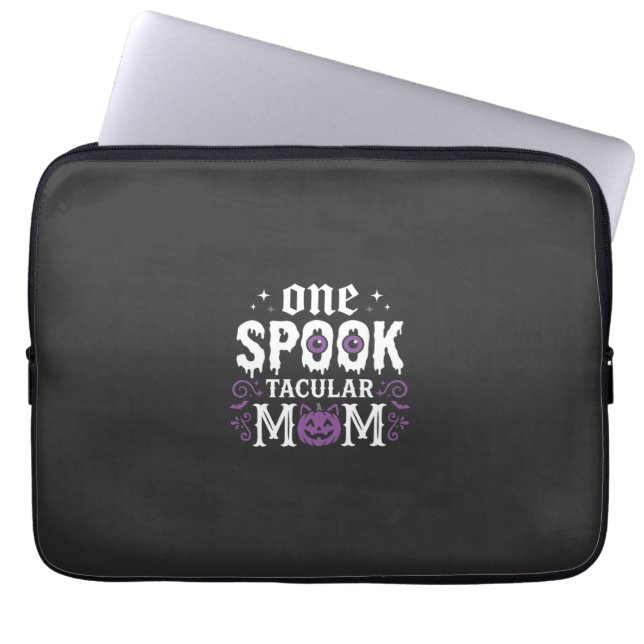 Capa Para Notebook Design de Mãe Espetacular de Halloween_1 (Frente)
