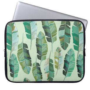 Capa Para Notebook Design de moda com bananeiras tropicais