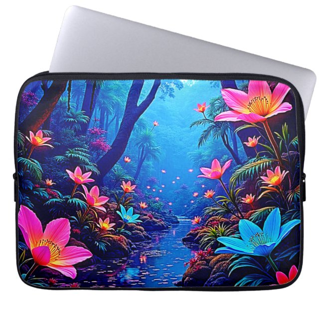 Capa Para Notebook Design de Oásis da Selva Eetérea (Frente)