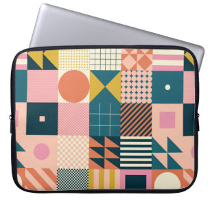 Capa Para Notebook Design de padrão abstrato geométrico moderno com
