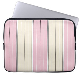 Capa Para Notebook Design de padrão de listra vertical em cores suave