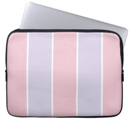 Capa Para Notebook Design de padrão de listra vertical em cores suave