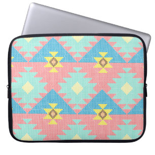 Capa Para Notebook Design de padrão sem costura geométrica, decor dom
