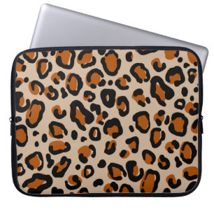 Capa Para Notebook Design de peles de leopardo, padrão sem descontinu