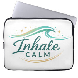 Capa Para Notebook Design de Relaxamento Respiratório Consciente