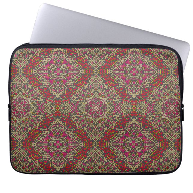 Capa Para Notebook Design de Rug Oriental Tradicional (Frente)