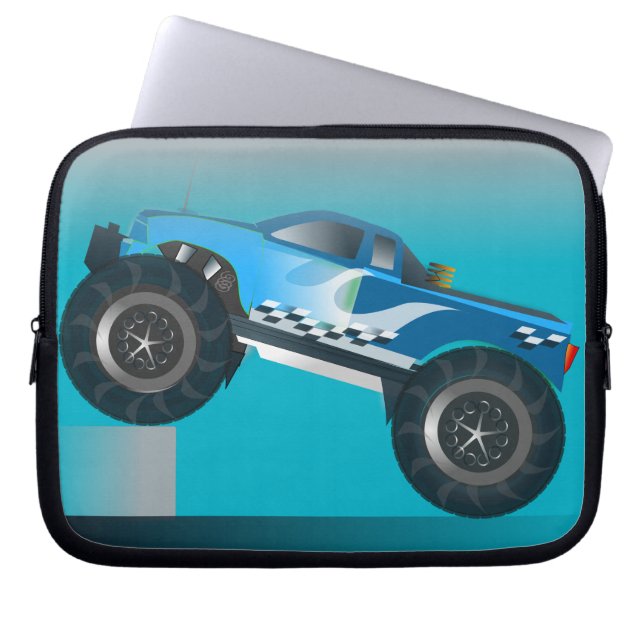 Capa Para Notebook Design do Monster Truck Speedway-lover (Frente)