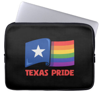 Capa Para Notebook Design do Texas Flag Rainbow para os orgulhosos Te