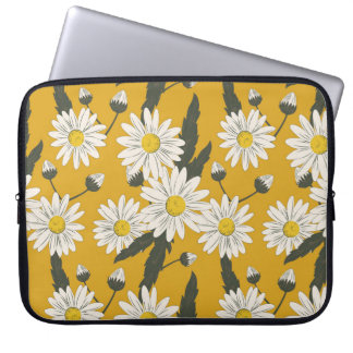 Capa Para Notebook Design floral do cachecol, fundo vintage.