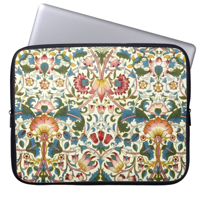 Capa Para Notebook Design Floral vitoriano (Frente)