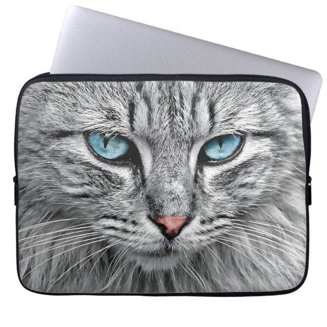 Capa Para Notebook Design Fratural Da Face Cat-10682 (Frente)
