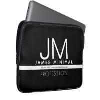 Design mínimo profissional moderno | Preto & Branc