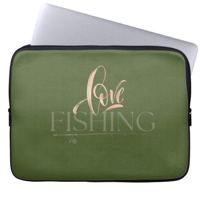 Capa Para Notebook Design simples | Pesca amorosa (Frente)