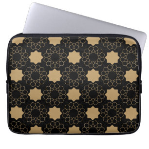 Capa Para Notebook Design Turco de Padrão Geométrico Islâmico