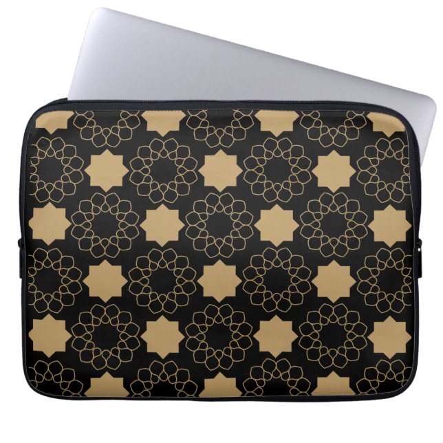 Capa Para Notebook Design Turco de Padrão Geométrico Islâmico (Frente)