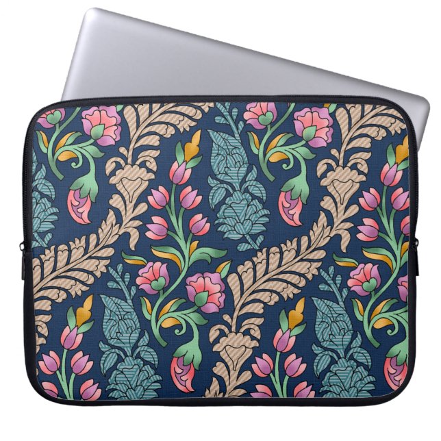 Capa Para Notebook Designação do Mughal Tradicional,padrão,flora (Frente)