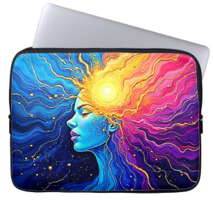Capa Para Notebook Despertar mente cósmica radiante