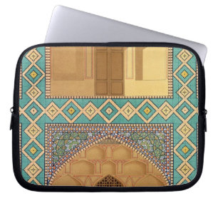 Capa Para Notebook Detalhe das arcadas do pátio no Medrese-i-S