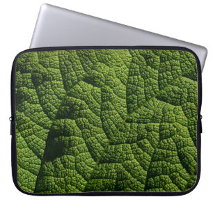 Capa Para Notebook Detalhes da folha verde Gunnera