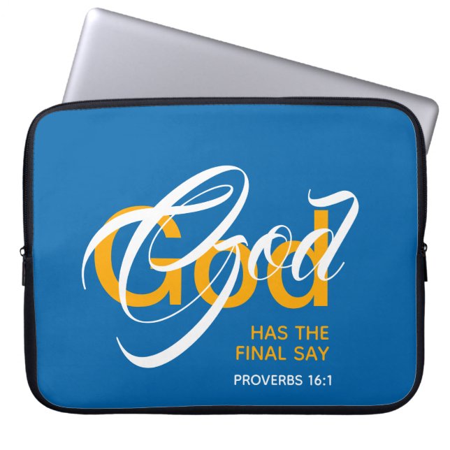 CAPA PARA NOTEBOOK DEUS TEM A ÚLTIMA IMAGEM DE 16:1 (Frente)