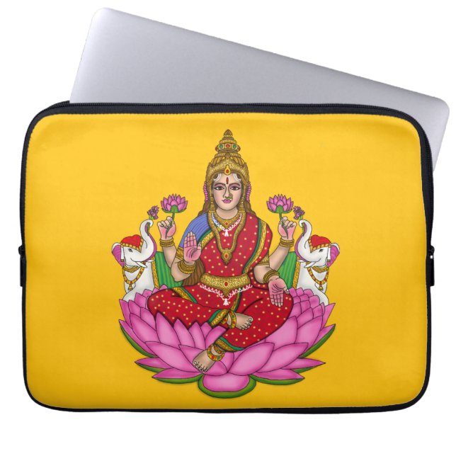 Capa Para Notebook Deusa Lakshmi  (Frente)