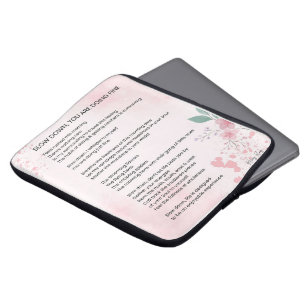 Capa Para Notebook Devagar Você Está Fazendo Bem - Poema De Incentivo