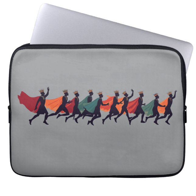 Capa Para Notebook Dez Senhores Saltando Estêncil 2 (Frente)