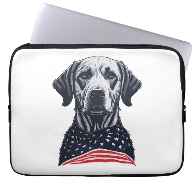 Capa Para Notebook Dia da Independência do labrador (Frente)