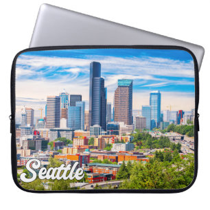Capa Para Notebook Dia da Nuvem em Seattle, Washington, Estados Unido
