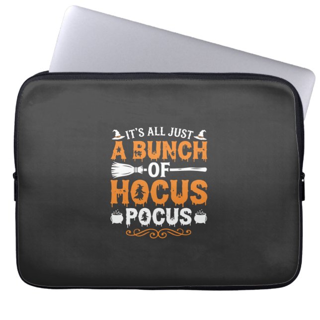 Capa Para Notebook Dia das Bruxas É Tudo Apenas Hocus Pocus Feiticeir (Frente)