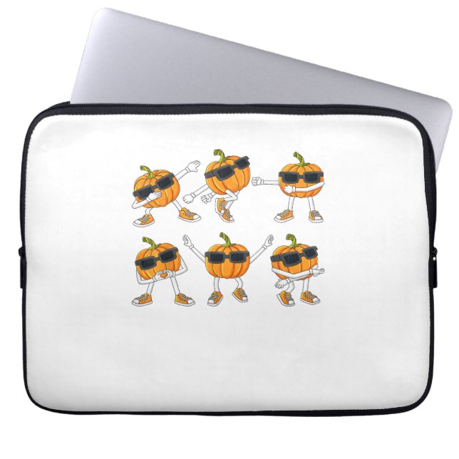Capa Para Notebook Dia de Ação de Graças Dançando Pumpkin Meninas Cri (Frente)