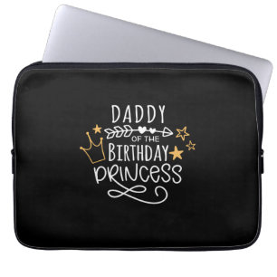 Capa Para Notebook dia de os pais Da Princesa Aniversário