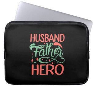 Capa Para Notebook dia de os pais Husband Padre Hero