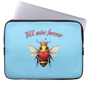 Capa Para Notebook Dia dos Namorados Abelha Engraçada